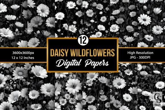 Black White Daisy Wildflowers Patterns: A Comprehensive Evaluation