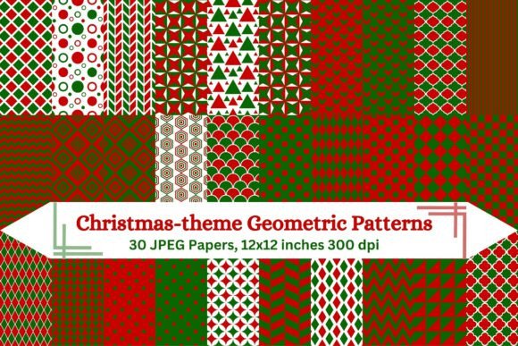 Christmas-theme Geometric Patterns