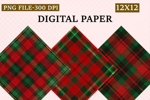 Classic Christmas Tartan Plaid Patterns