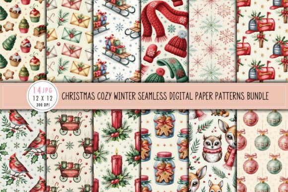 Evaluating Christmas Cozy Winter Seamless Patterns for Seasonal Creative Projects
