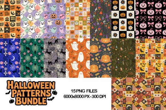 Halloween Patterns Bundle