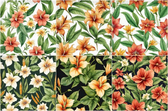 Tobacco Flowers Patterns