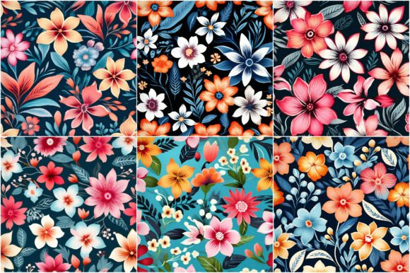 Tribal Flowers Patterns