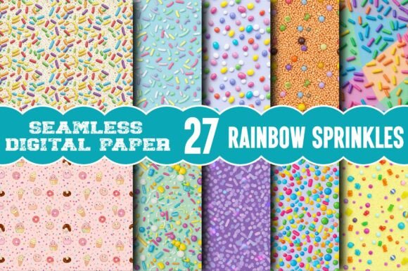 Unleashing Creativity with Rainbow Sprinkles Seamless Patterns: A Comprehensive Guide to Versatile Design Applications