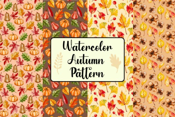Watercolor Autumn Seamless Patterns: A Strategic Asset for Creative Workflows